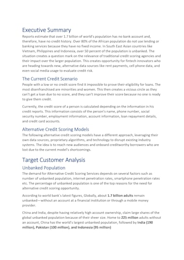 Create A Startup Strategy Including Market Research