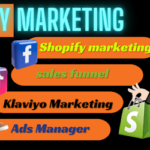 Do Shopify Marketing, Sales Funnel, Dropshipping Store,Shopify Manager