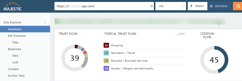 Increase Your Website Majestic Trust Flow Tf Cf 40 Plus