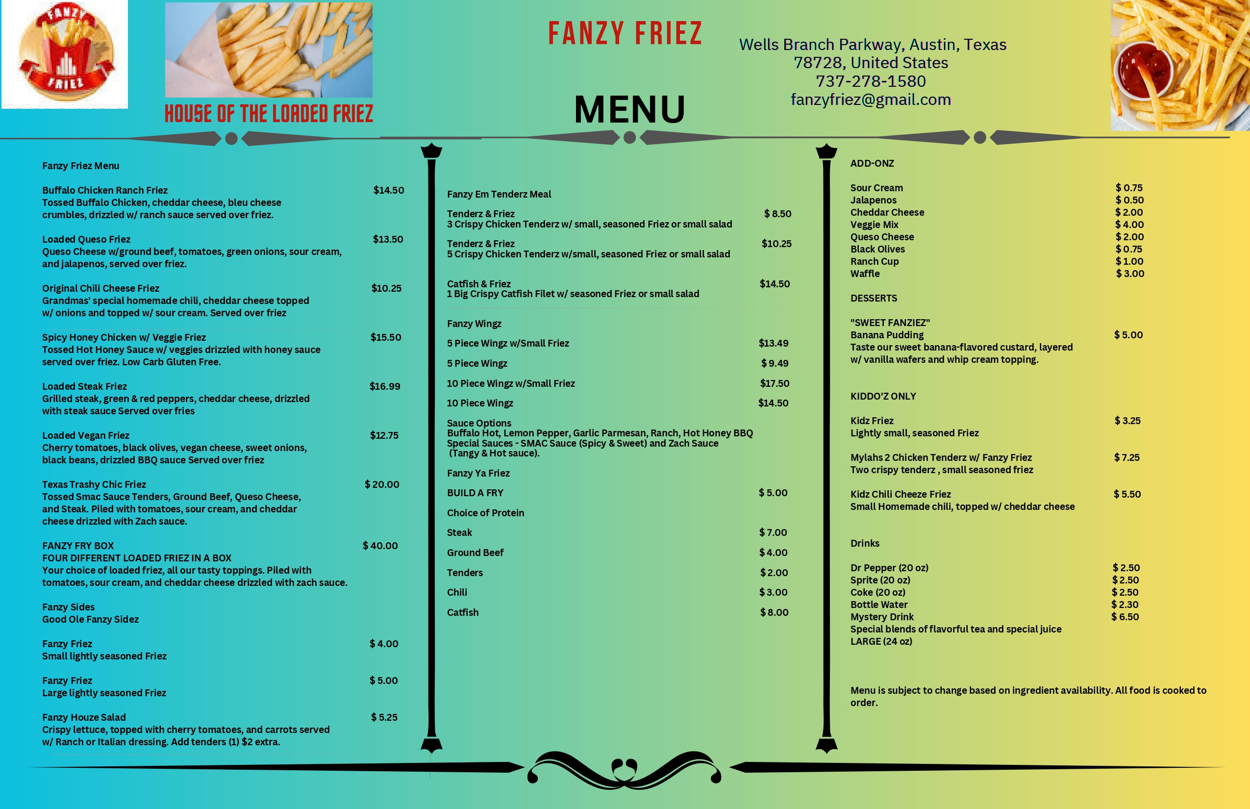 Do Menu Engineering, Menu Analysis Of Restaurant, Bars, Outlets Food Menus