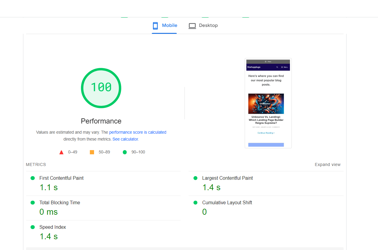 Fix Core Web Vitals