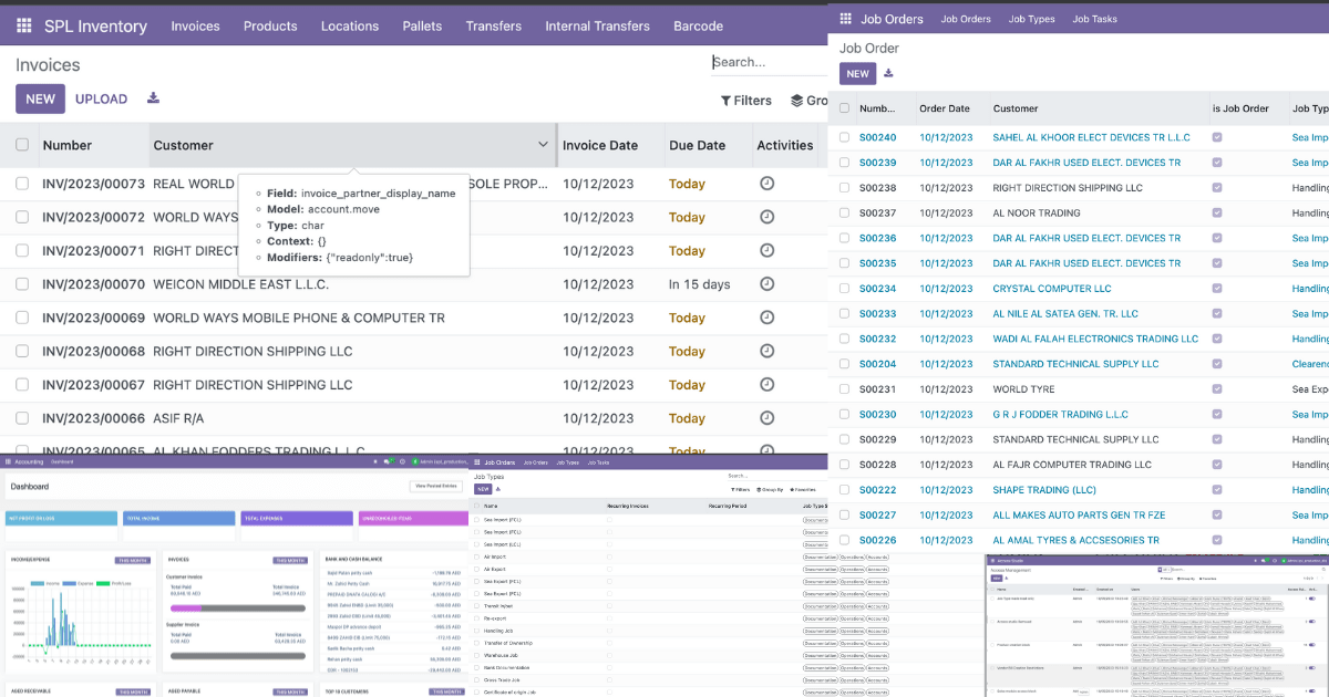 Fix Errors And Bugs And Create New Odoo Module