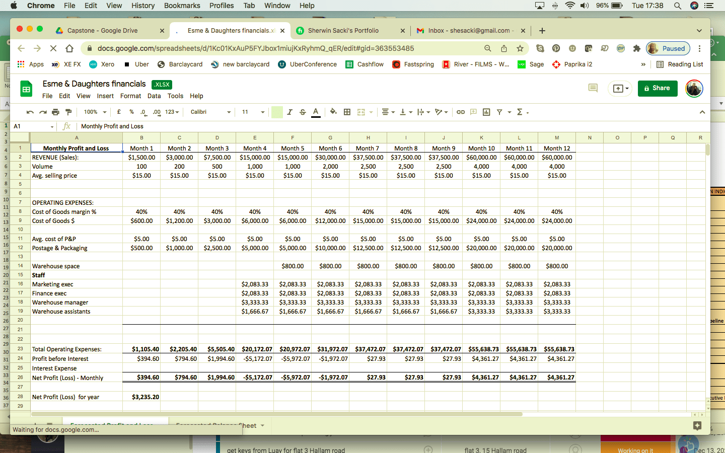 Create Business Performance Reports Spreadsheets