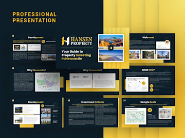 Design Investor Pitch Deck Presentation Within 24 Hours