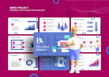 Design Investor Pitch Deck Presentation Within 24 Hours