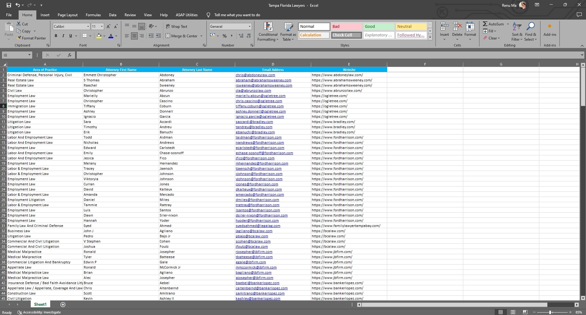 Do Data Entry, Copy Paste, Pdf To Excel, Excel Data Entry