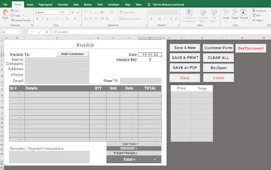 Create Automatic Quotation, Invoice And Billing Sheet In Excel Using Vba