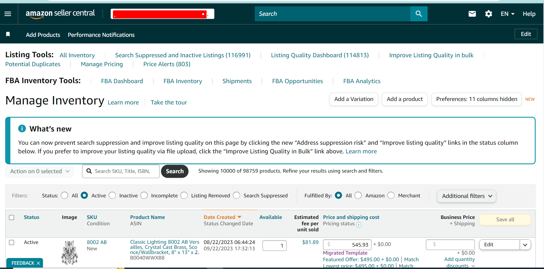 Setup Channeladvisor Integration, Products Listing, Import Export Data