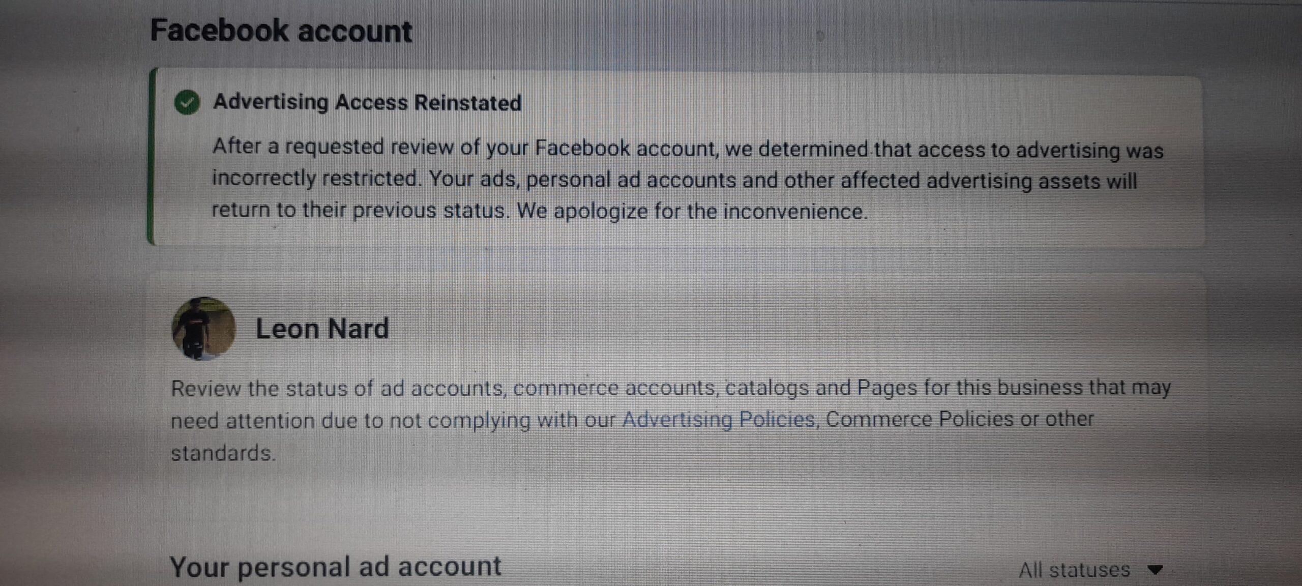 Fix Issues Or Set Facebook Ad Account Troubleshoot And Business Manager