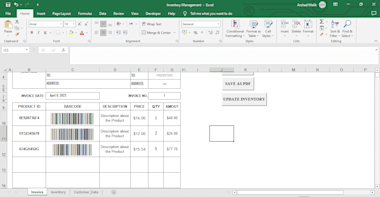 Design Automation Microsoft Excel Invoice And Invoice Design