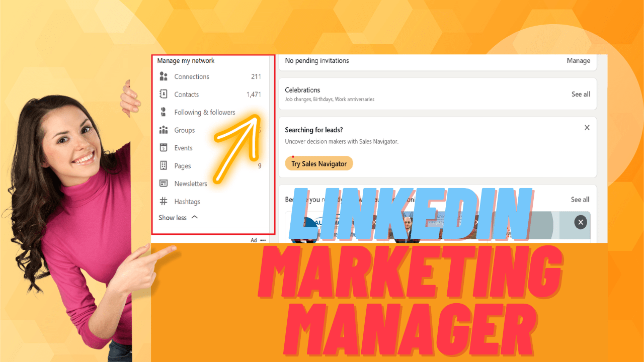 Be Your Linkedin Marketing Manager And Content Creator