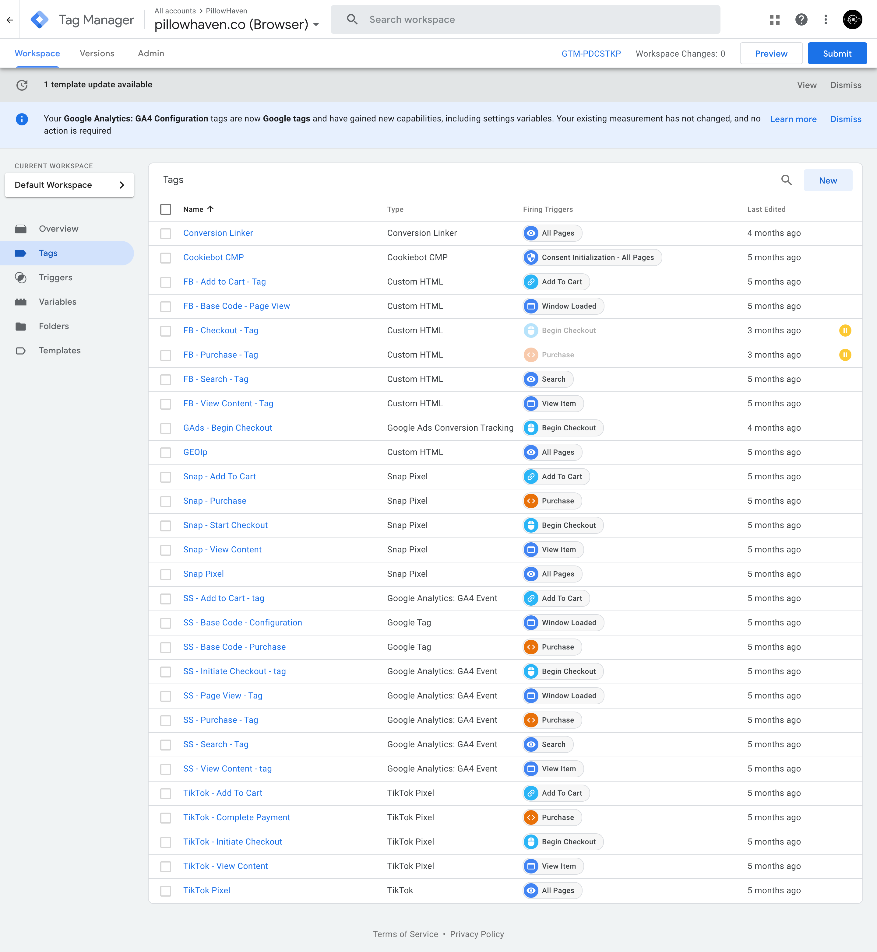 Setup Facebook Pixel Conversion Api, Google Analytics 4, Tag Manager Tik Tok Fix