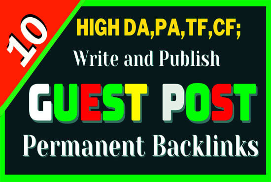 Submit Dofollow Guest Post On Da 50 Plus With Permanent And Indexable Link