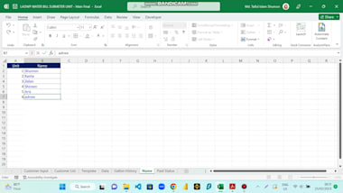 Do Microsoft Excel And Visual Basic Services To Automate The Module